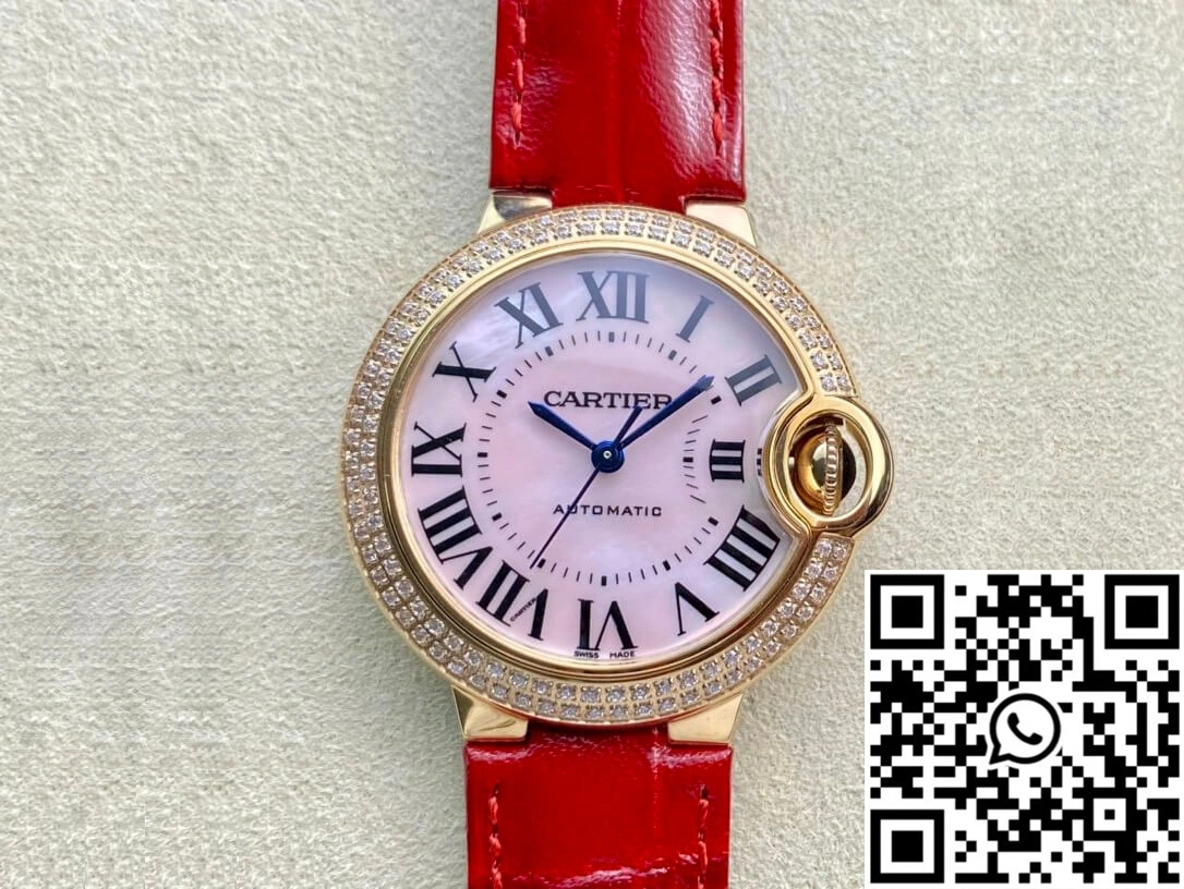 Ballon Bleu De Cartier 33MM WJBB0033 3K Factory Diamond Bezel