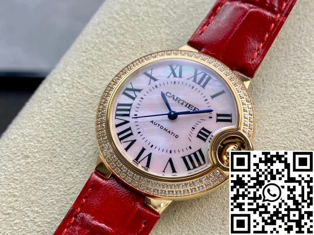 Ballon Bleu De Cartier 33MM WJBB0033 3K Factory Diamond Bezel
