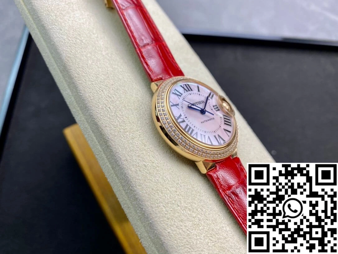 Ballon Bleu De Cartier 33MM WJBB0033 3K Factory Diamond Bezel