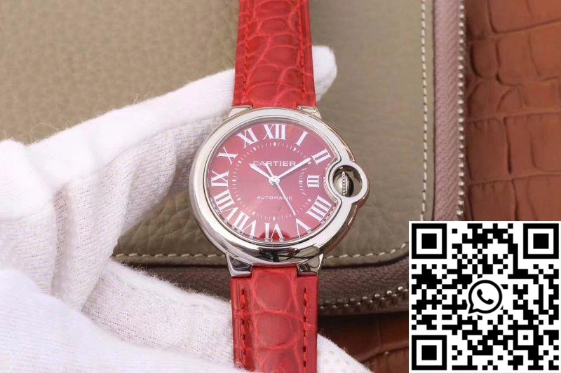 Ballon Bleu De Cartier 33MM WSBB0022 TW Factory Red Dial