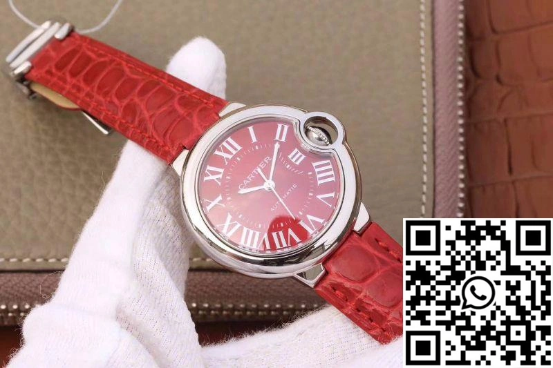 Ballon Bleu De Cartier 33MM WSBB0022 TW Factory Red Dial