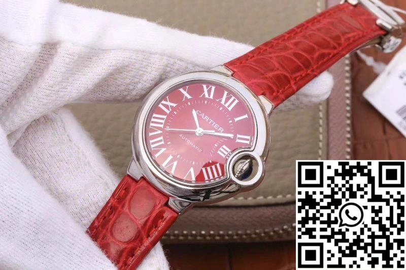 Ballon Bleu De Cartier 33MM WSBB0022 TW Factory Red Dial