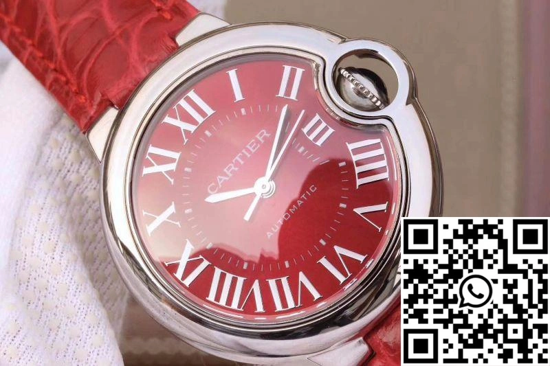 Ballon Bleu De Cartier 33MM WSBB0022 TW Factory Red Dial
