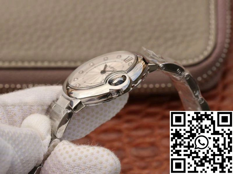Ballon Bleu De Cartier 33mm V6 Factory White Dial