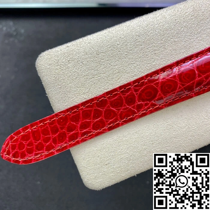 Ballon Bleu De Cartier 36MM 3K Factory Red Leather Strap