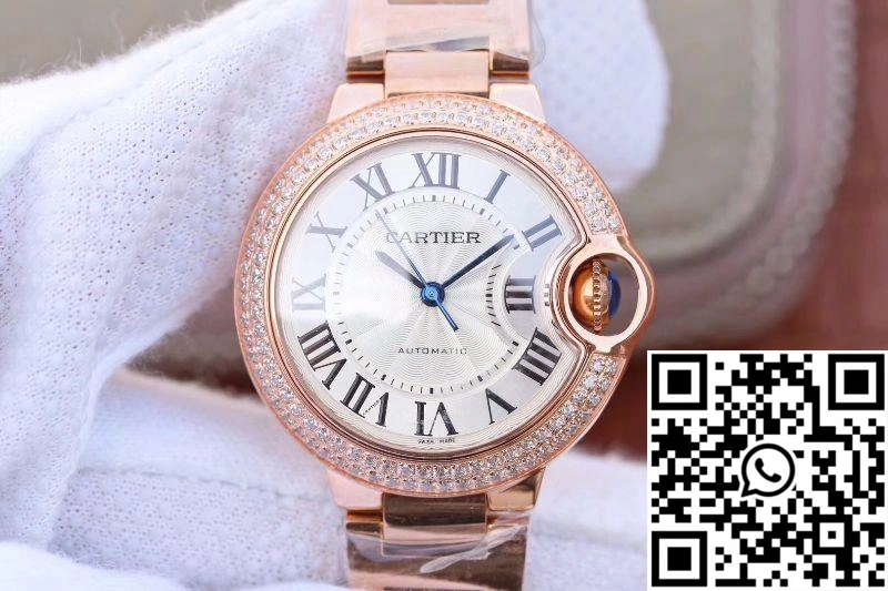Ballon Bleu De Cartier 36MM WE902064 V9 Factory White Dial