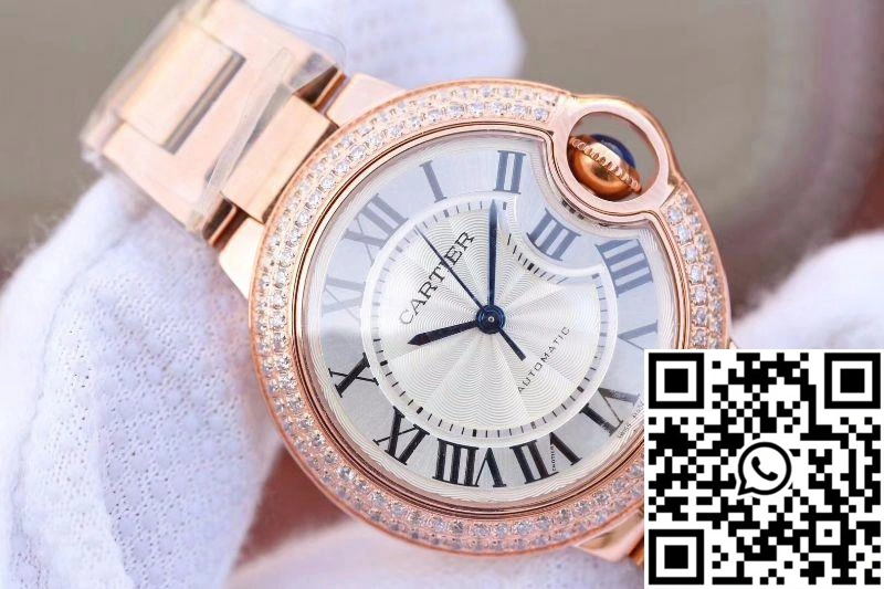 Ballon Bleu De Cartier 36MM WE902064 V9 Factory White Dial