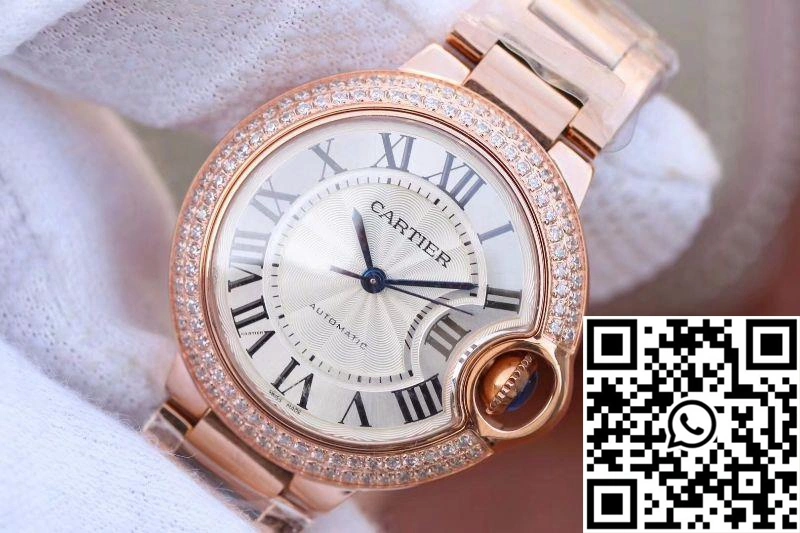 Ballon Bleu De Cartier 36MM WE902064 V9 Factory White Dial