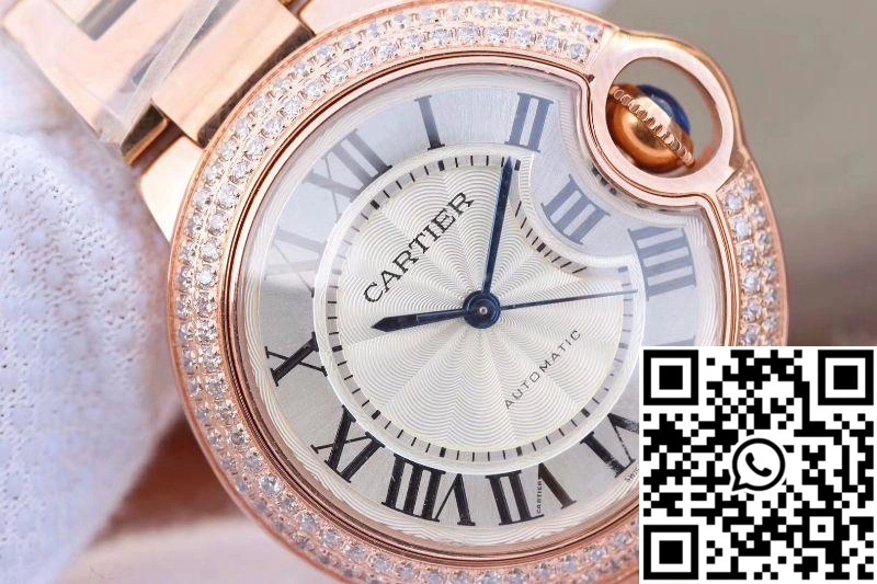 Ballon Bleu De Cartier 36MM WE902064 V9 Factory White Dial