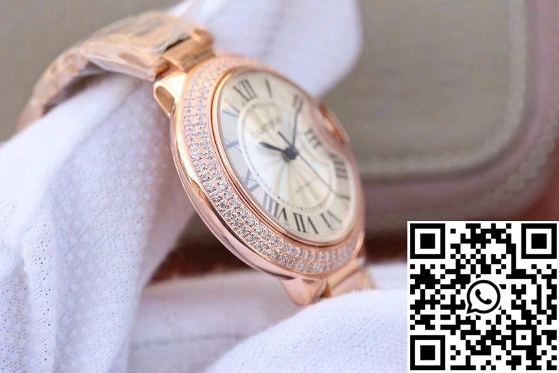 Ballon Bleu De Cartier 36MM WE902064 V9 Factory White Dial