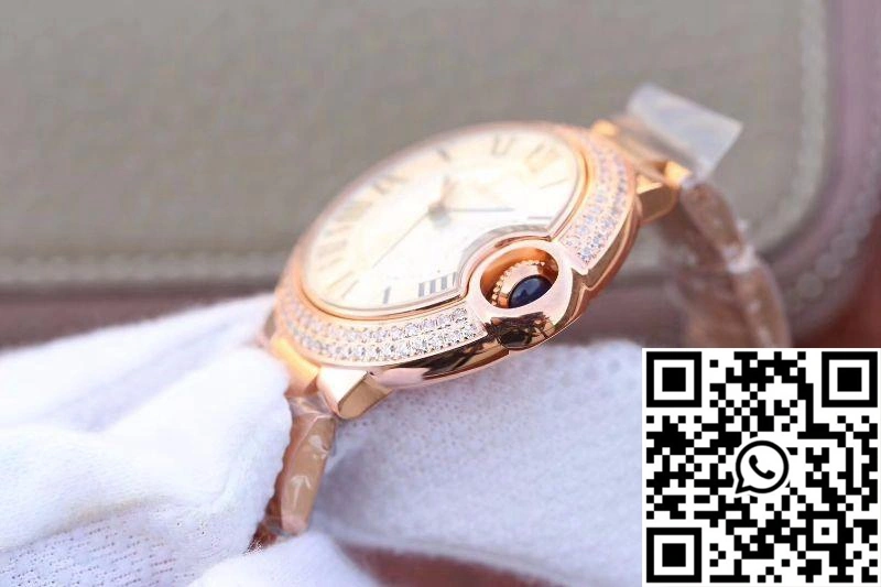 Ballon Bleu De Cartier 36MM WE902064 V9 Factory White Dial