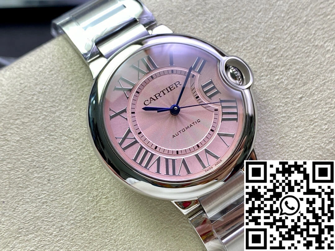 Ballon Bleu De Cartier 36MM WSBB0007 3K Factory Stainless Steel Strap