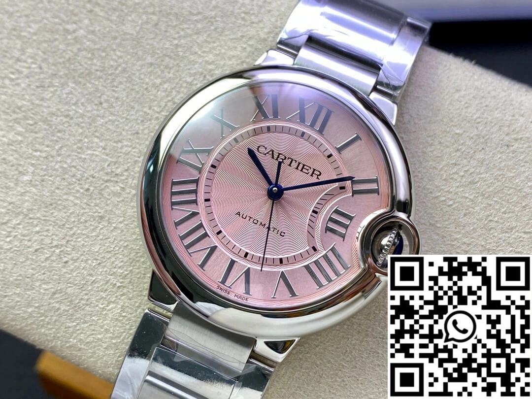 Ballon Bleu De Cartier 36MM WSBB0007 3K Factory Stainless Steel Strap
