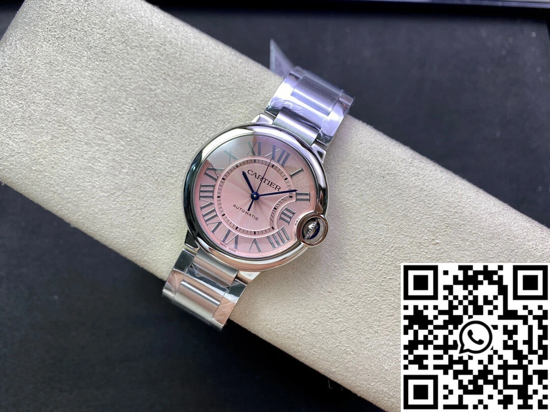 Ballon Bleu De Cartier 36MM WSBB0007 3K Factory Stainless Steel Strap