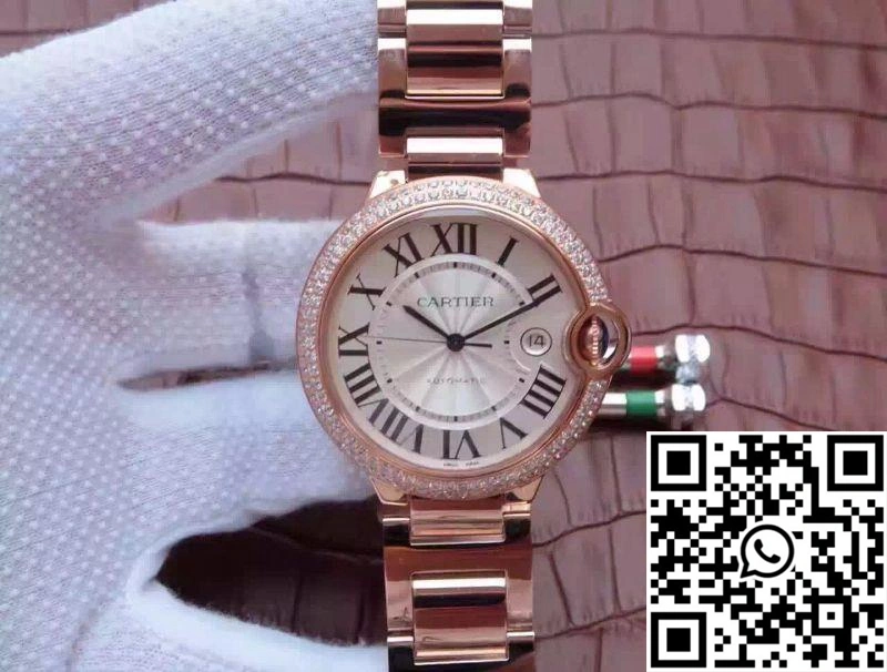 Ballon Bleu De Cartier 42MM V6 Factory White Dial