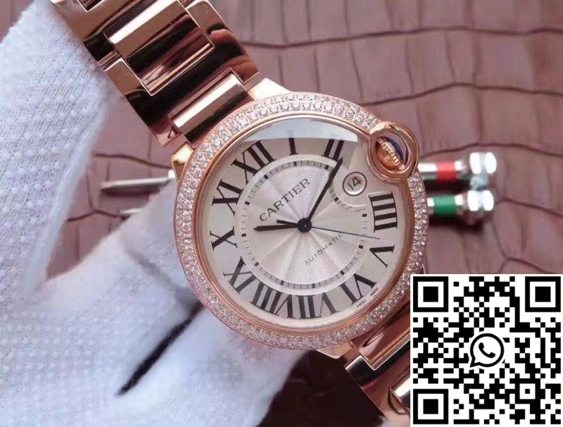 Ballon Bleu De Cartier 42MM V6 Factory White Dial