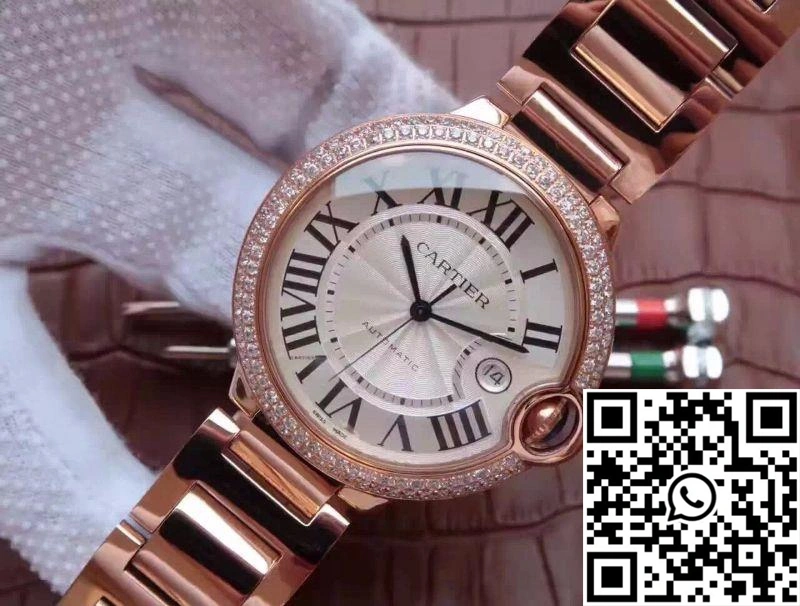 Ballon Bleu De Cartier 42MM V6 Factory White Dial