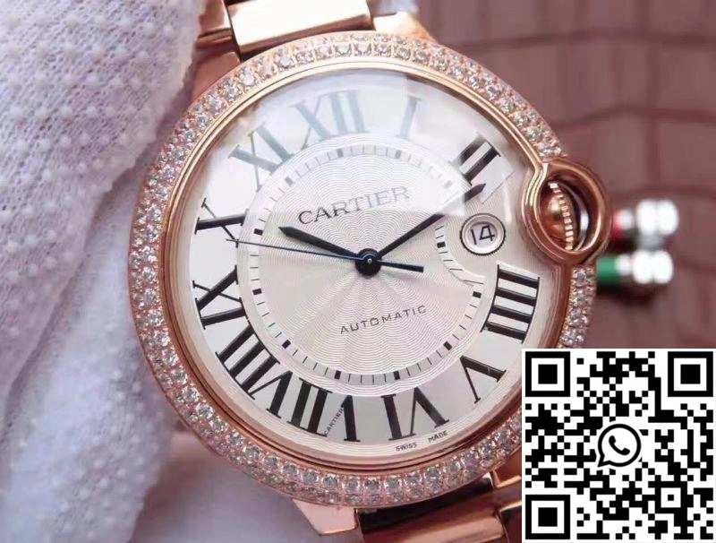 Ballon Bleu De Cartier 42MM V6 Factory White Dial