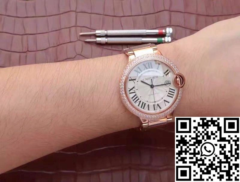 Ballon Bleu De Cartier 42MM V6 Factory White Dial