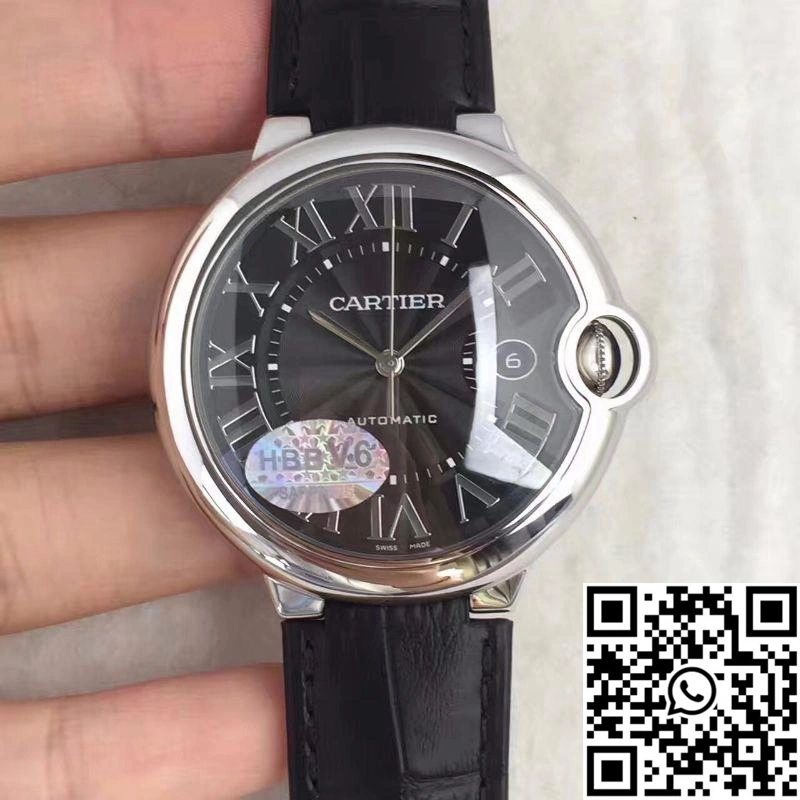 Ballon Bleu De Cartier 42MM WSBB0003 V6 Factory Black Dial