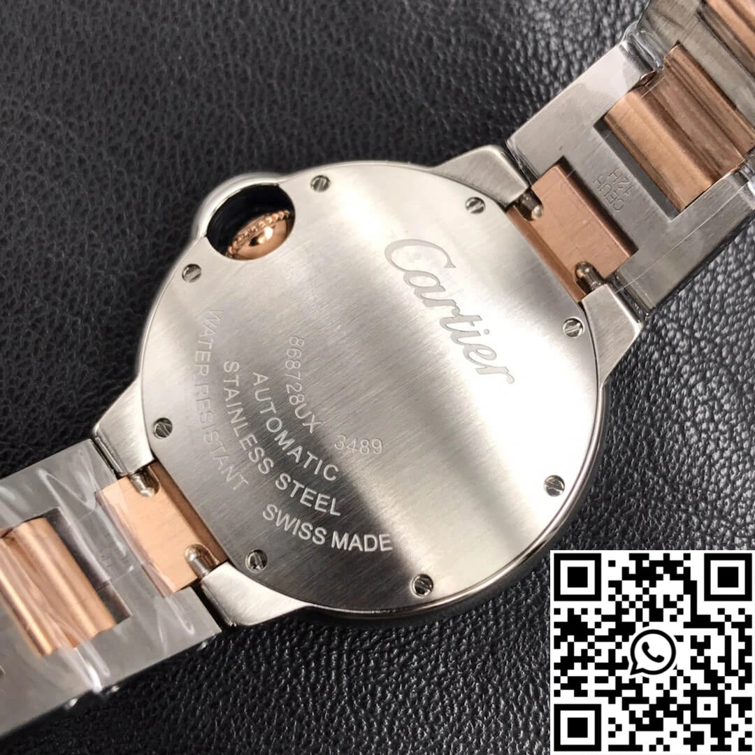 Ballon Bleu De Cartier Ladies 33MM V6 Factory Gold strap