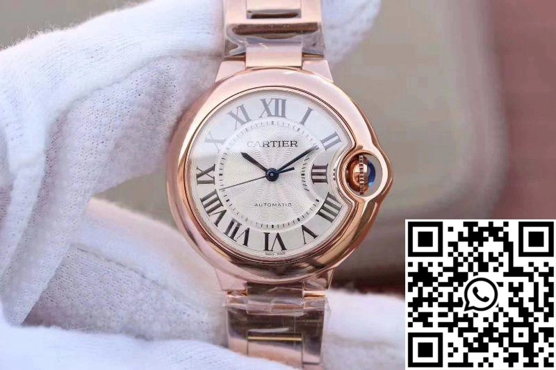 Ballon Bleu De Cartier Ladies 33MM W6920068 V9 Factory White Textured Dial