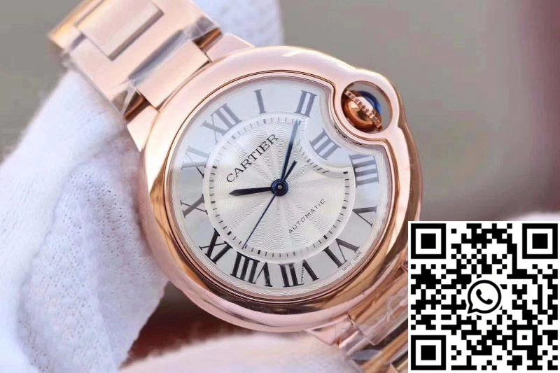 Ballon Bleu De Cartier Ladies 33MM W6920068 V9 Factory White Textured Dial