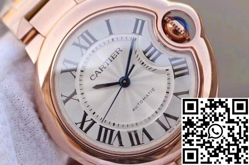 Ballon Bleu De Cartier Ladies 33MM W6920068 V9 Factory White Textured Dial