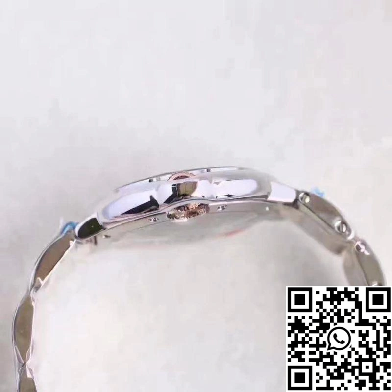 Ballon Bleu De Cartier Ladies W6920033 36MM V6 Factory White Textured Dial