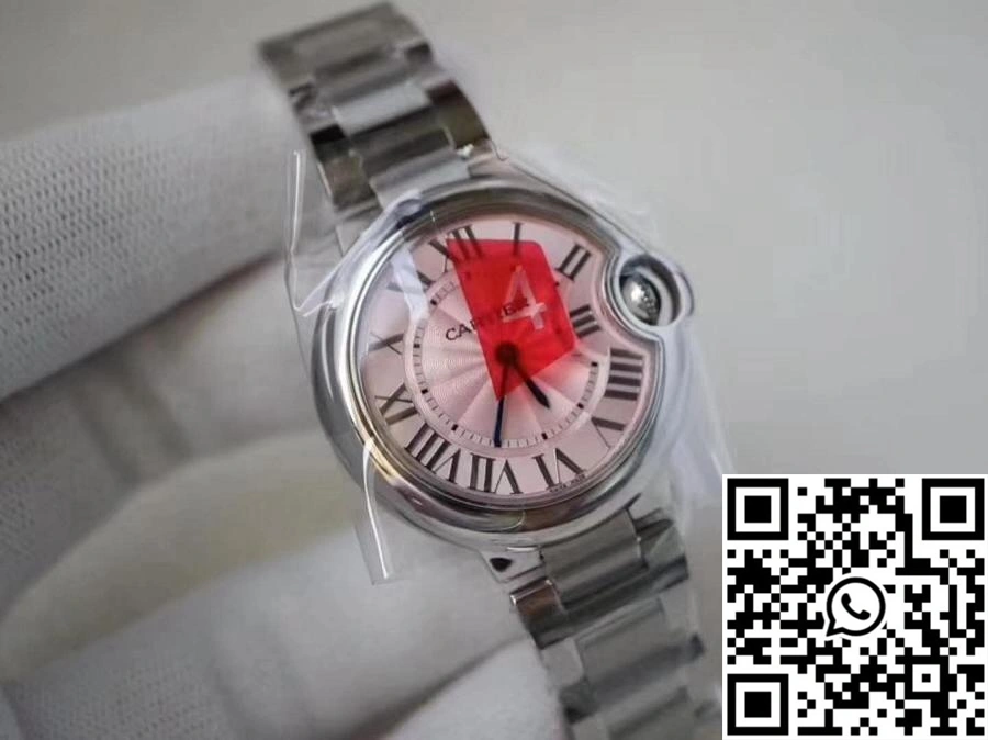 Ballon Bleu De Cartier Pink Dial 33mm V6 Factory