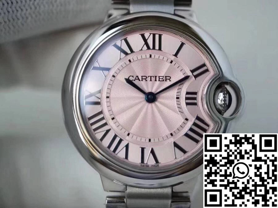 Ballon Bleu De Cartier Pink Dial 33mm V6 Factory