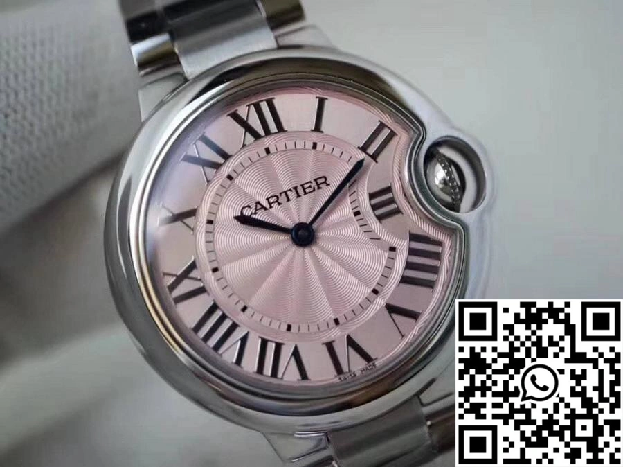 Ballon Bleu De Cartier Pink Dial 33mm V6 Factory