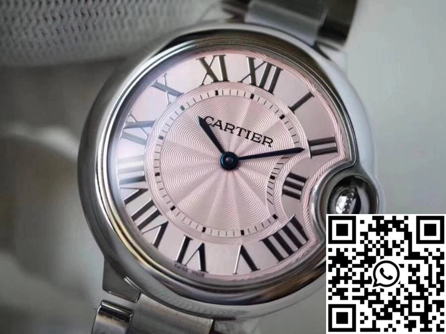 Ballon Bleu De Cartier Pink Dial 33mm V6 Factory
