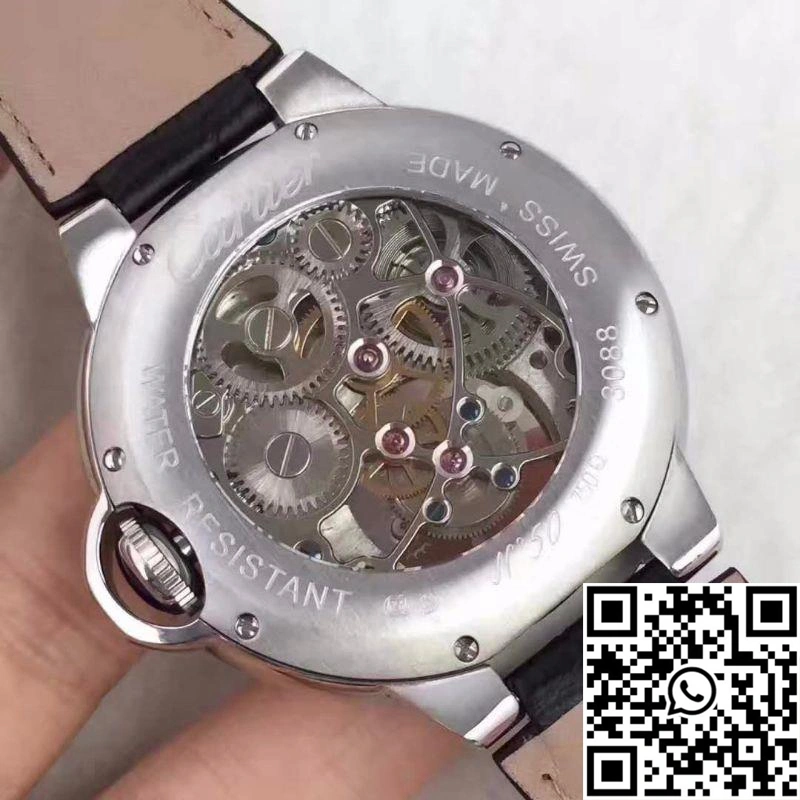 Ballon Bleu De Cartier Tourbillon Silver Dial
