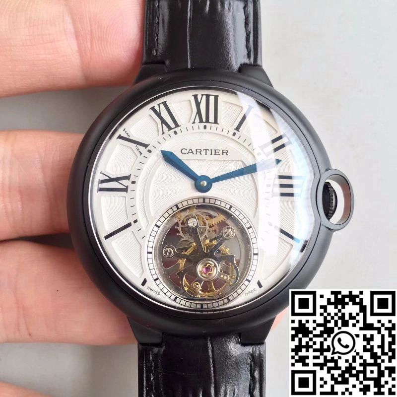 Ballon Bleu De Cartier Tourbillon White Dial
