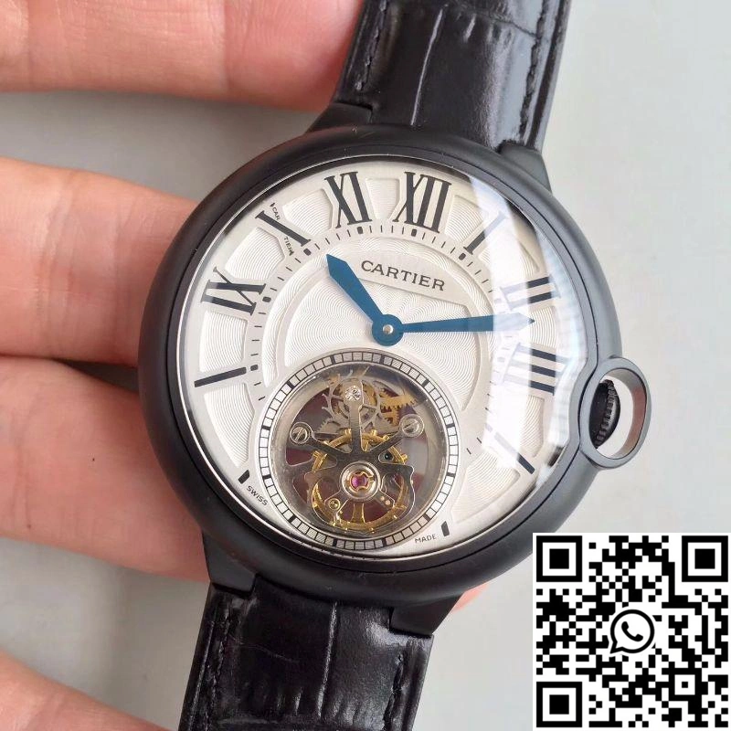 Ballon Bleu De Cartier Tourbillon White Dial