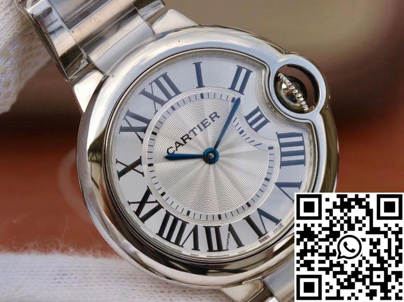 Ballon Bleu De Cartier V6 Factory Silver Dial