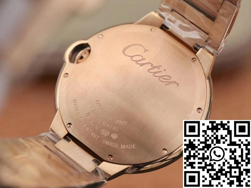 Ballon Bleu De Cartier W69006Z2 42mm TW Factory Rose Gold Diamonds Dial