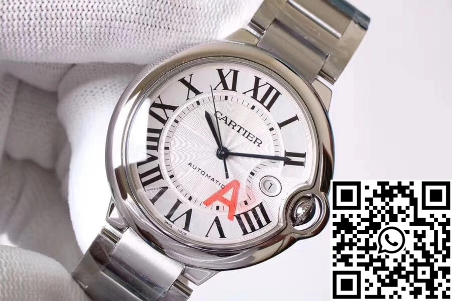 Ballon Bleu De Cartier W69012Z4 V6 Factory Silver Dial