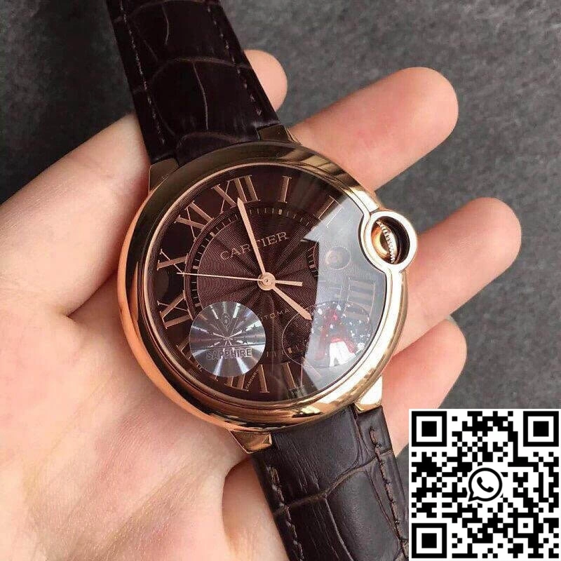 Ballon Bleu De Cartier W6920037 V6 Factory Chocolate Color Dial