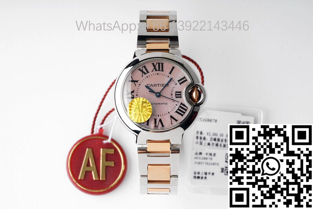 Ballon Bleu De Cartier W6920070 AF Factory Pink Mother-Of-Pearl Dial