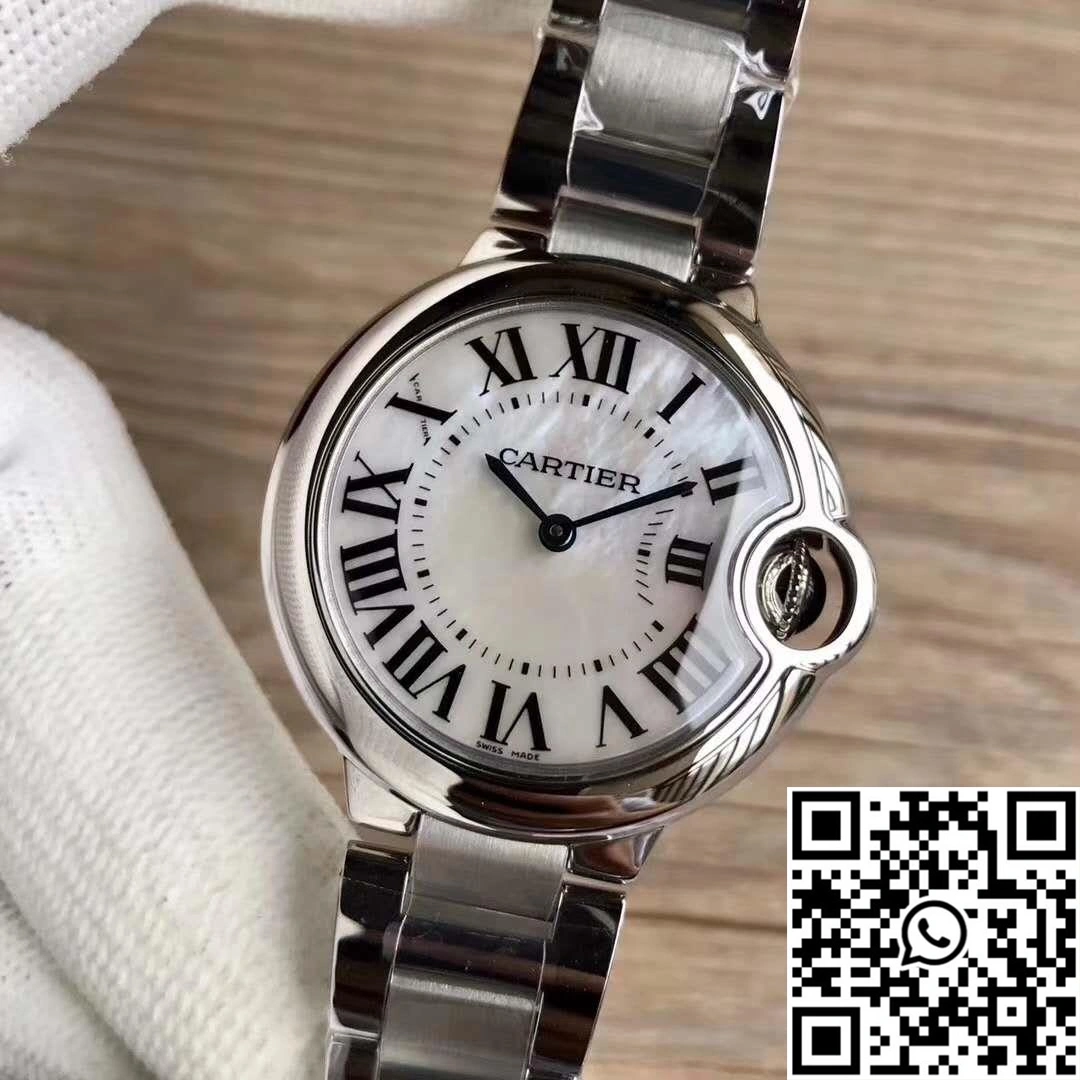 Ballon Bleu De Cartier W6920084 33MM V6 Factory Silver Dial