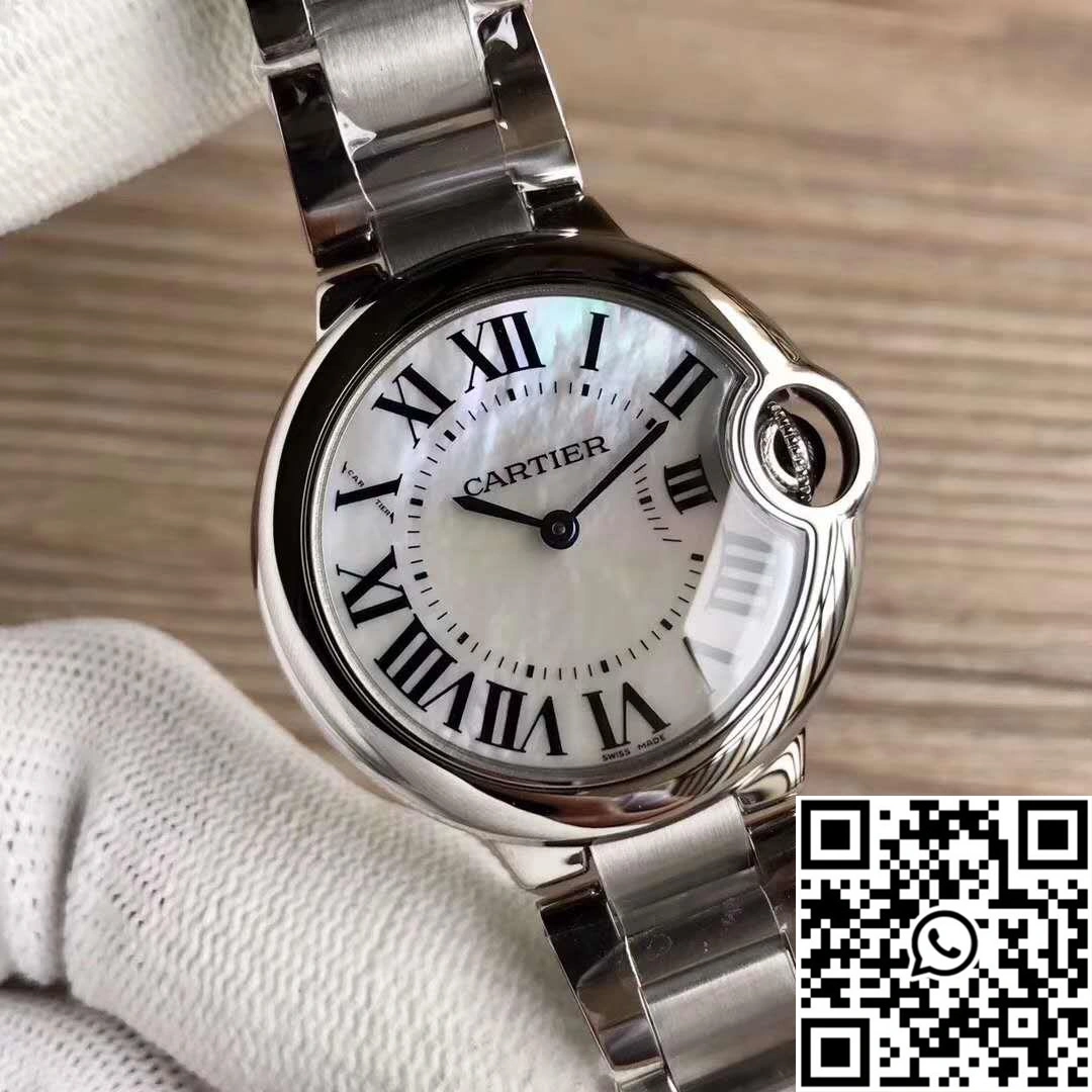 Ballon Bleu De Cartier W6920084 33MM V6 Factory Silver Dial