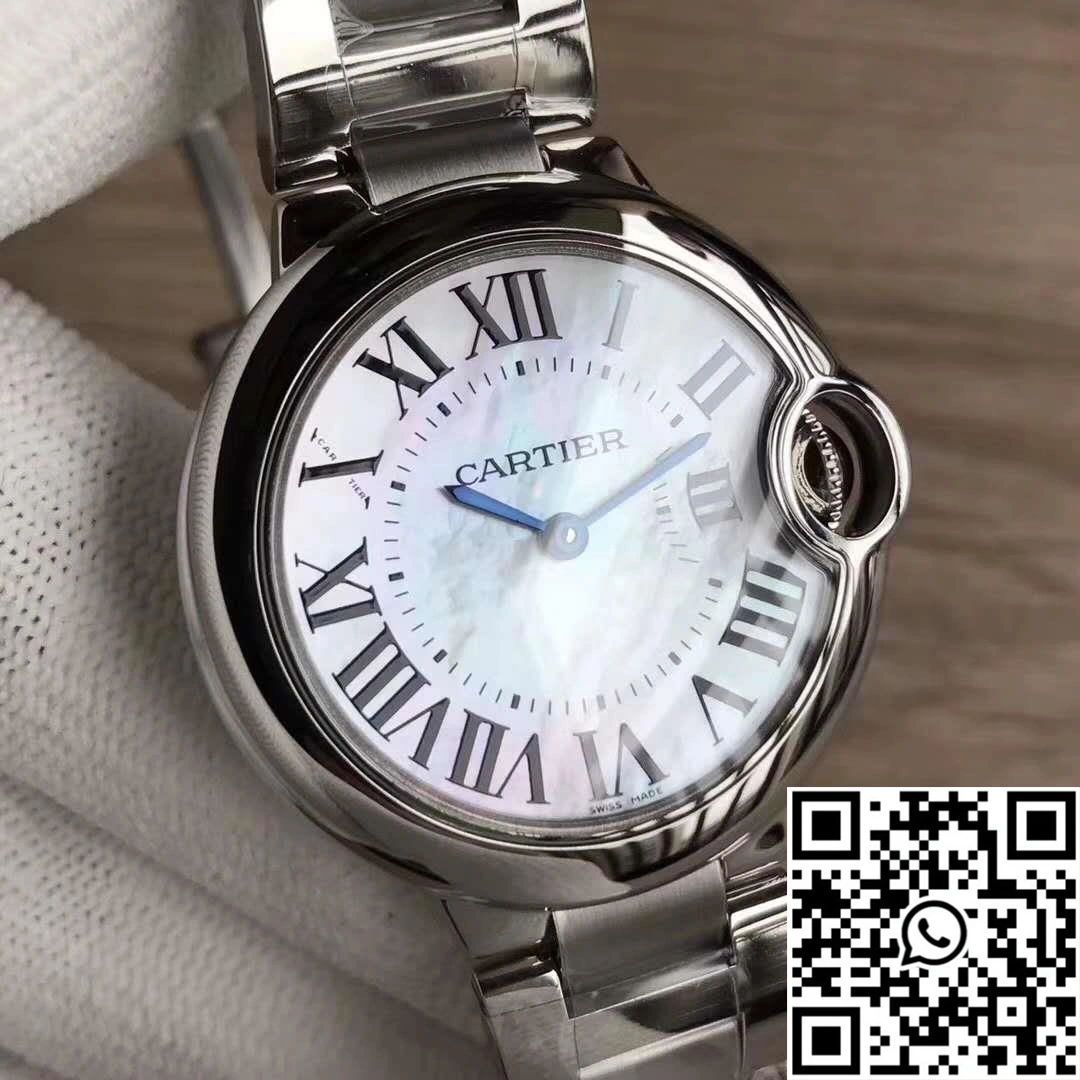 Ballon Bleu De Cartier W6920084 33MM V6 Factory Silver Dial