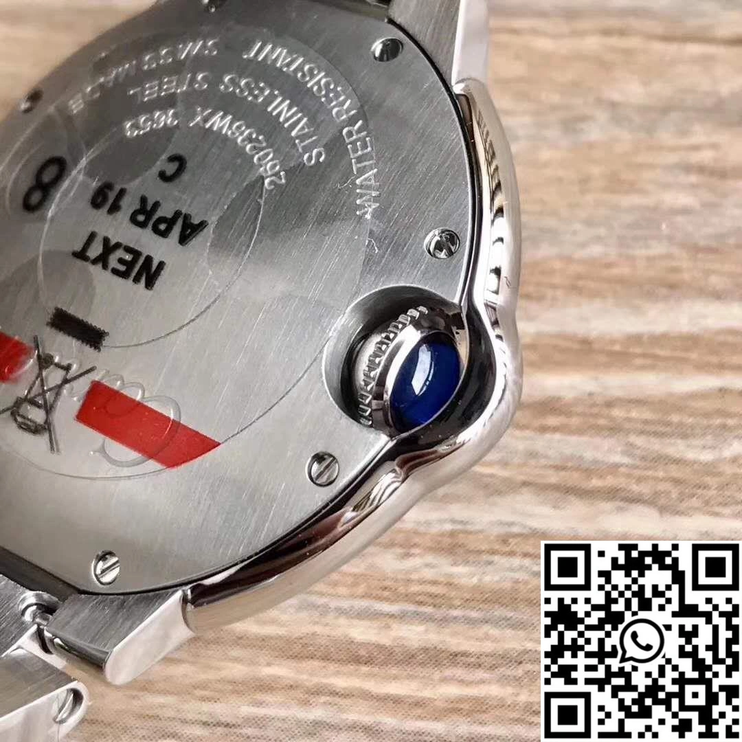 Ballon Bleu De Cartier W6920084 33MM V6 Factory Silver Dial