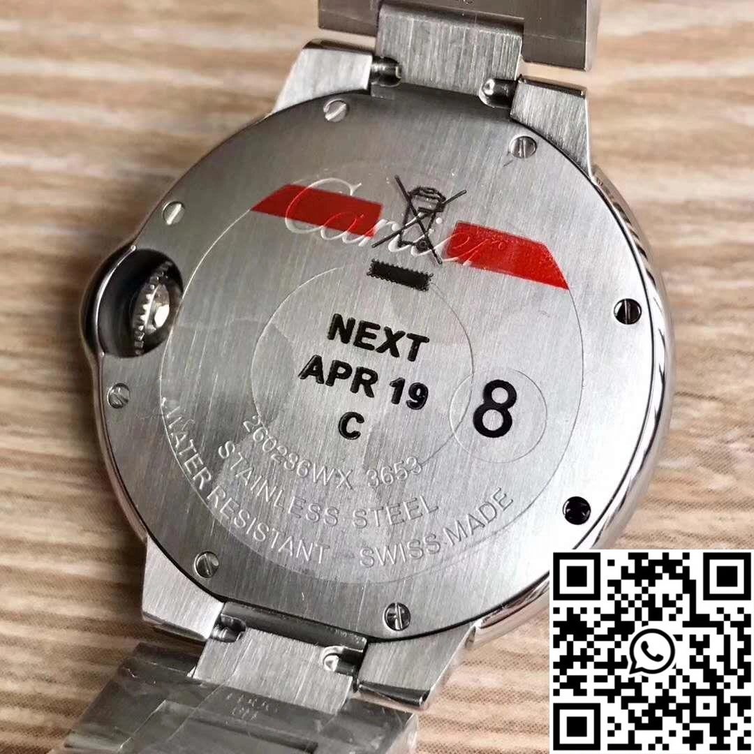 Ballon Bleu De Cartier W6920084 33MM V6 Factory Silver Dial