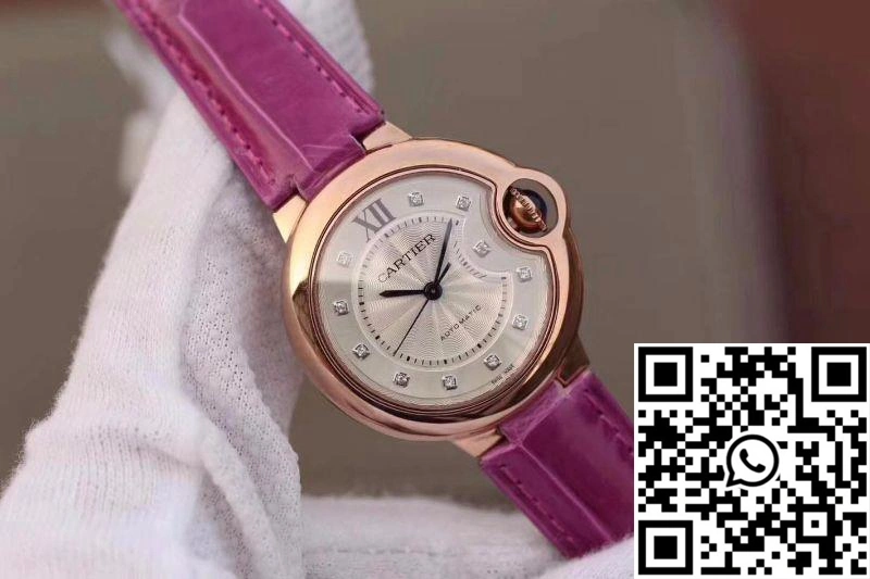 Ballon Bleu De Cartier WE902040 V9 Factory Silver Textured Dial