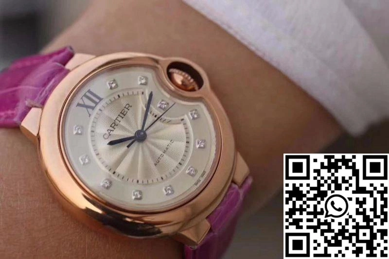 Ballon Bleu De Cartier WE902040 V9 Factory Silver Textured Dial