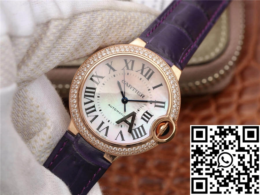 Ballon Bleu De Cartier WE902066 V6 Factory V4 Rose Gold