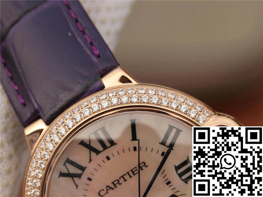 Ballon Bleu De Cartier WE902066 V6 Factory V4 Rose Gold